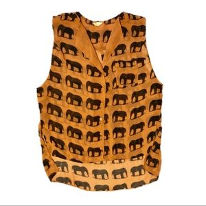 High Low Elephant Top